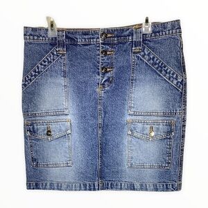 Roxy denim skirt size 13